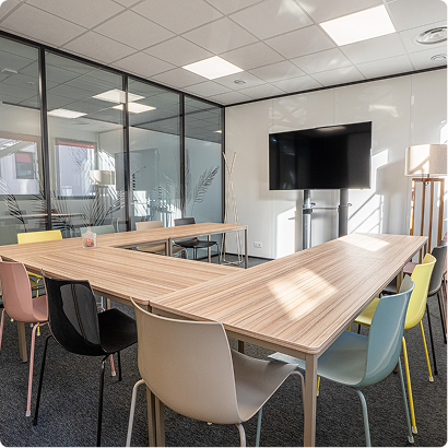FSDV, B'CoWorker, coworking, ouverture, Saint-Priest, Lyon, salle de réunion