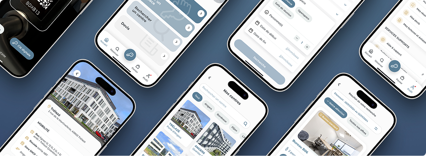 Découvrez l'application B'CoWorker, pour réserver et gérer votre espace